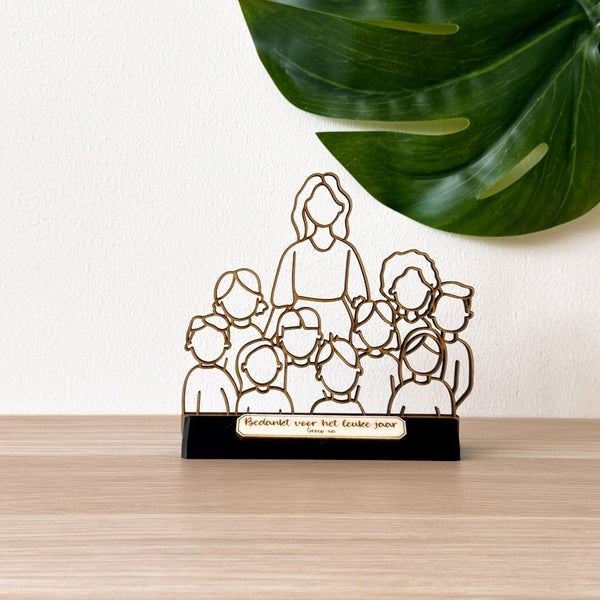 Decoratie - School juf