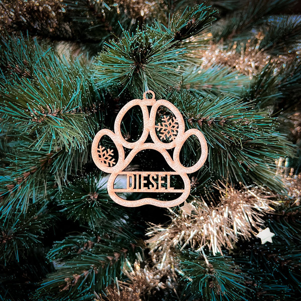 Kerstbal - Kersthanger Poot - Eigen naam