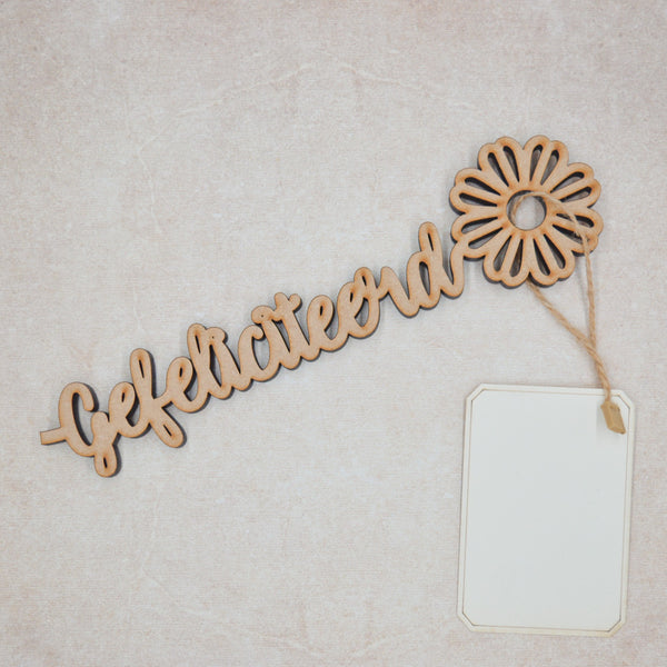 Wensbloem - Gefeliciteerd