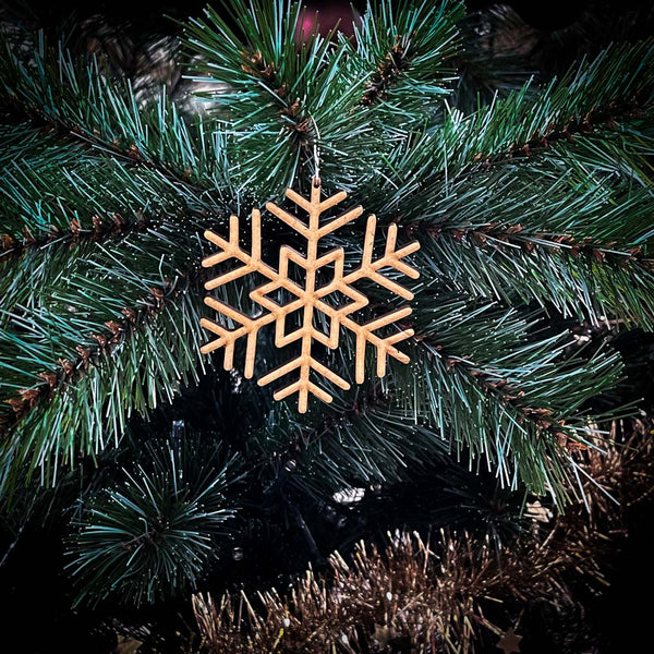 Kerstbal - Sneeuwvlok Sven