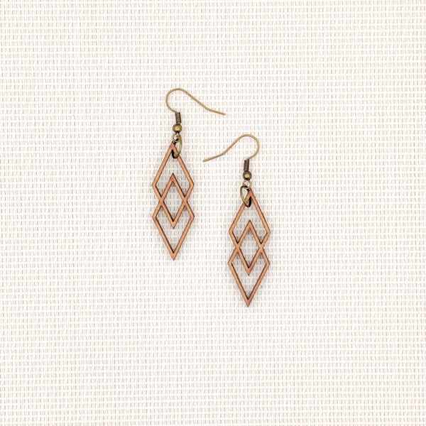 Oorbellen - Ruit op Ruit