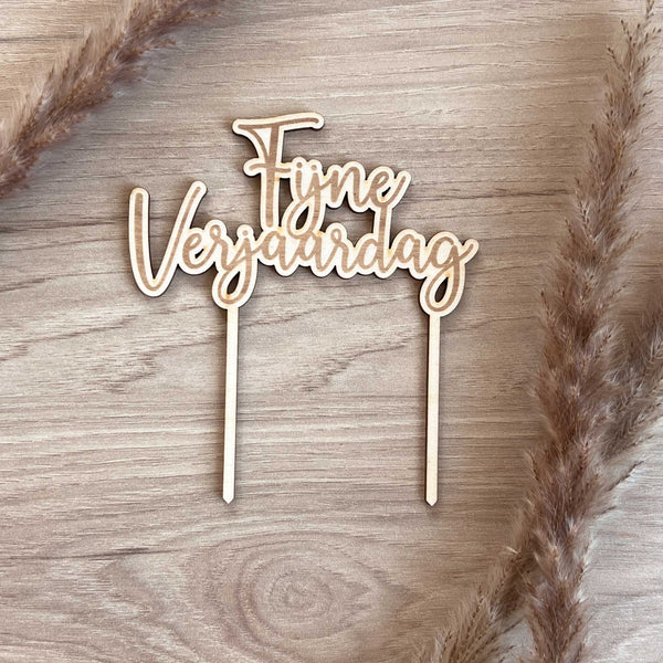 Taarttopper - Fijne verjaardag