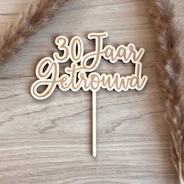 Taarttopper - Jaar getrouwd