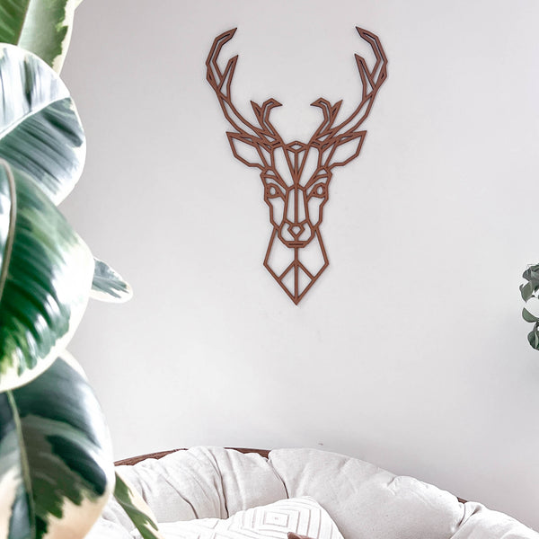 Wanddecoratie - Hert