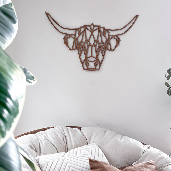 Wanddecoratie - Schotse hooglander