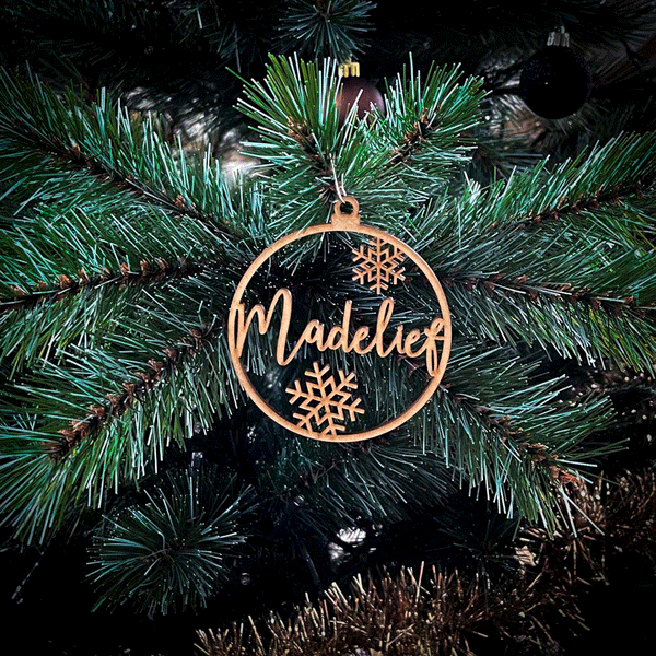 Kerstbal - Eigen naam